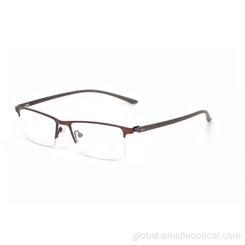 Half Rim Optical Eyeglasses Square Frame Half Frame Optical Glasses Wholesale Supplier